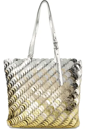 Paco rabanne Metallic-Tote Bag aus Kettengeflecht