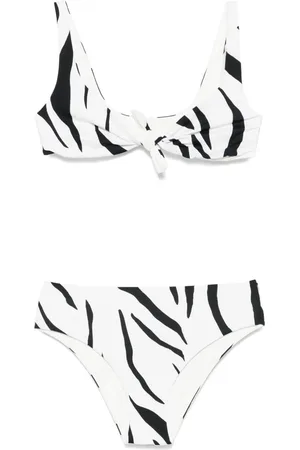 FISICO Bikini mit Zebra-Print
