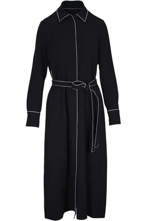 Lafayette 148 Midikleid mit Kontrastdetail