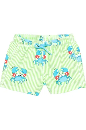 MC2 SAINT BARTH Badeshorts mit Floating Crab-Print