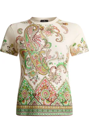 Etro T-Shirt mit Blumen-Print