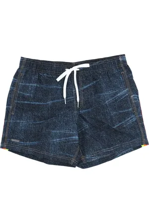 Sundek Badeshorts mit Jeans-Print