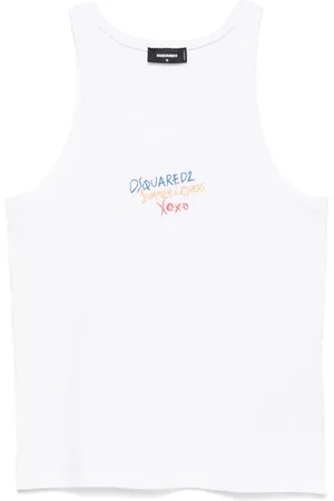Dsquared2 Trägershirt mit Logo-Stickerei