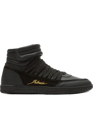 Balmain Sneakers mit Ledereinsätzen