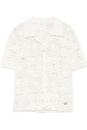 Liu Jo Cardigan mit Lochstrickmuster