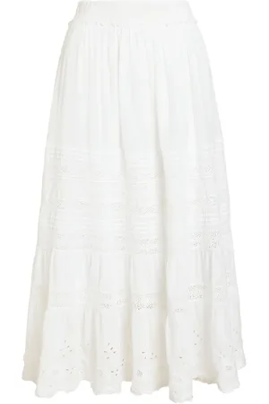Ralph Lauren Bestickter Midirock