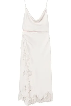 Twin-Set Camisole-Kleid mit Spitzenborte