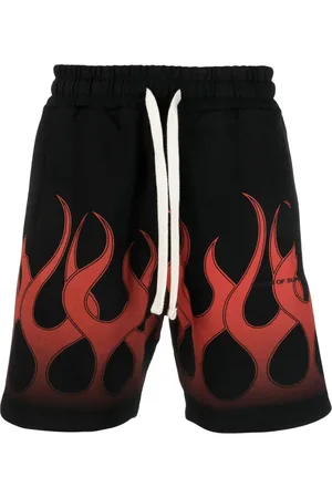 Vision Of Super Shorts mit Flammen-Print