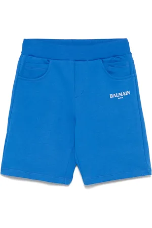 Balmain Shorts mit Logo-Print