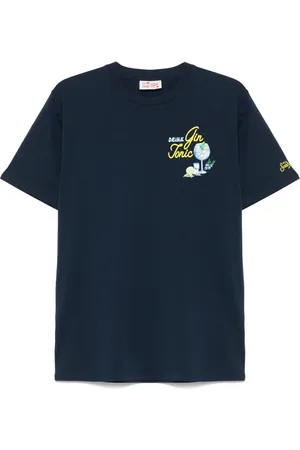 MC2 SAINT BARTH T-Shirt mit Gin Tonic-Print