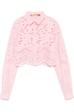 ERMANNO SCERVINO Hemd mit Lochstickerei