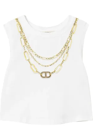 Twin-Set Oberteil mit Ketten-Print