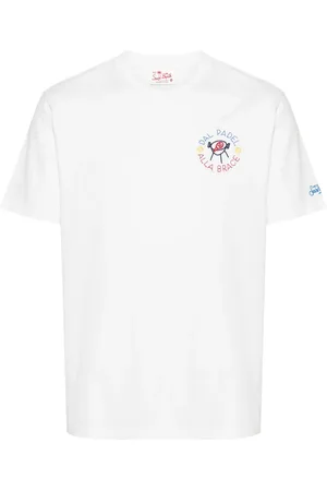 MC2 SAINT BARTH X Insulti Luminosi T-Shirt mit Stickerei