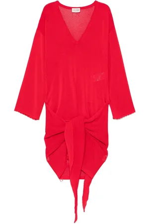 The Attico Minikleid mit V-Ausschnitt