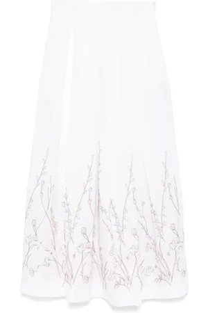 ELEVENTY Besticktes Maxikleid