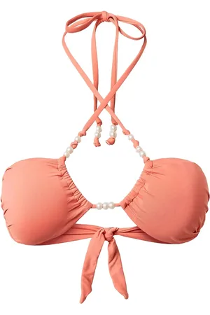 Twin-Set Bikinioberteil mit Kunstperlen