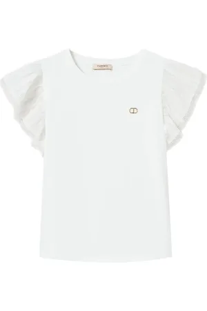 Twin-Set T-Shirt mit Rüschendetail