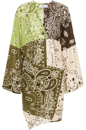 The Attico Minikleid mit Paisley-Print