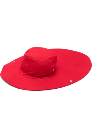The Attico Sonnenhut mit Logo-Stickerei