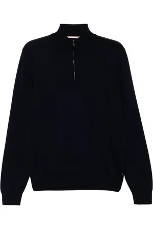 HUGO BOSS Pullover mit Reißverschluss