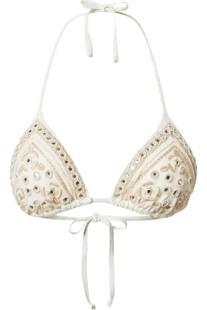 Twin-Set Triangel-Bikinioberteil mit Stickerei