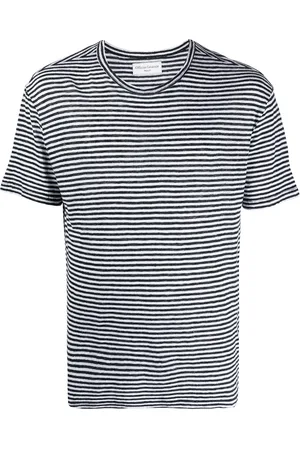 OFFICINE GENERALE T-Shirt mit Querstreifen