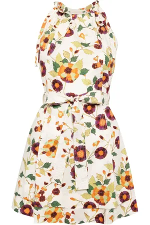ULLA JOHNSON Minikleid mit Blumen-Print