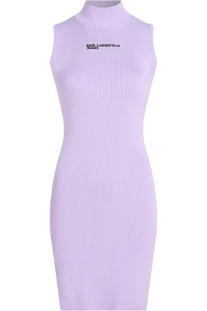 Karl Lagerfeld Kleid mit Stehkragen
