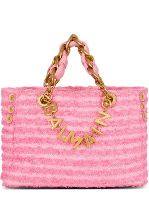 Balmain 1945 Soft Schultertasche aus Tweed