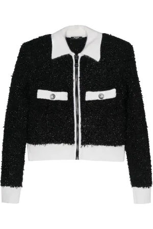Balmain Bouclé-Cardigan mit Knöpfen