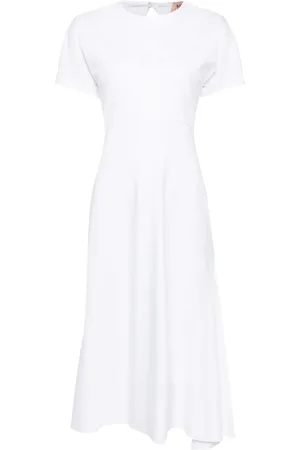 Nº21 Rückenfreies Midikleid