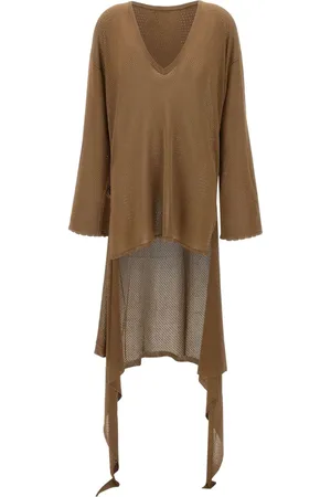 The Attico V-neck beach dress