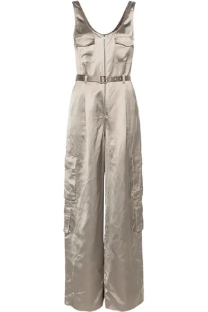 Self-Portrait Jumpsuit aus Satin
