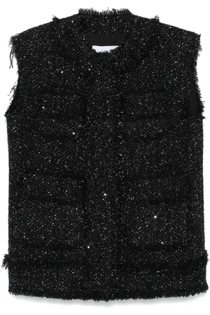 Msgm Weste mit Lurex-Detail