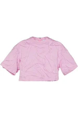Msgm Plissiertes T-Shirt