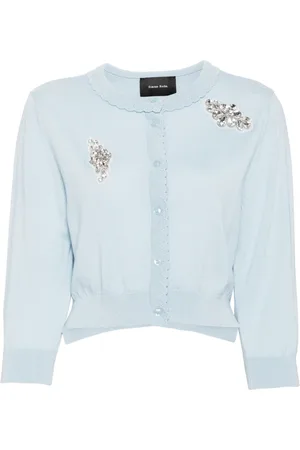 Simone Rocha Cardigan mit gewellten Perlen