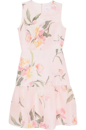 Carolina Herrera Kleid mit Blumen-Print