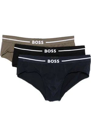 HUGO BOSS Set aus drei Slips mit Logo-Bund