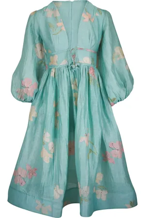 ZIMMERMANN Kleid mit Blumen-Print