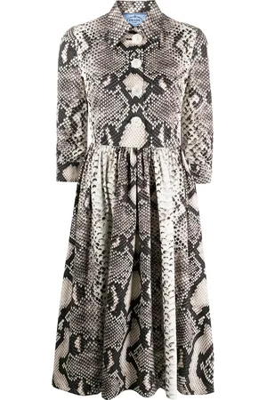 Prada Kleid mit Schlangen-Print