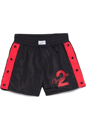 Vaquera Shorts mit Druckknöpfen