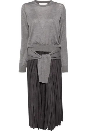 3.1 Phillip Lim Combo Kleid mit Falten