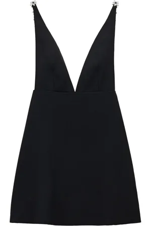 Prada Besticktes Minikleid mit Zobel
