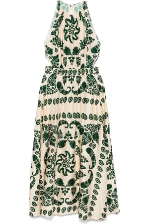 Sandro Maxikleid mit Paisley-Print