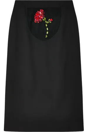 Simone Rocha Peekaboo Flower Bleistiftrock