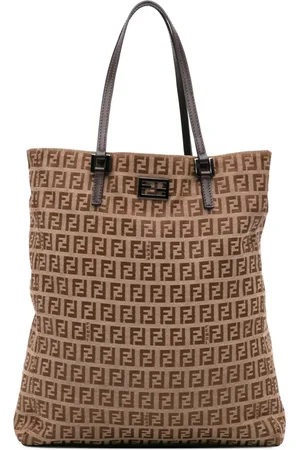 Fendi 2000-2010 Zucchino Canvas Tote Bag