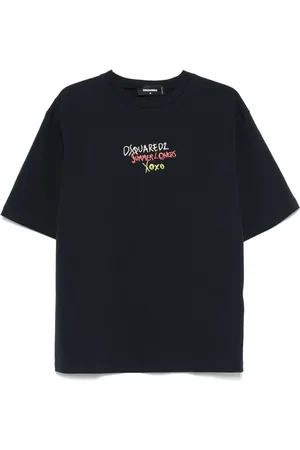 Dsquared2 T-Shirt mit Logo-Stickerei