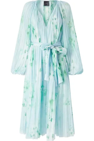 Pinko Midikleid mit Blumen-Print