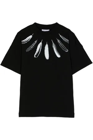 MARCELO BURLON T-Shirt mit Feder-Print