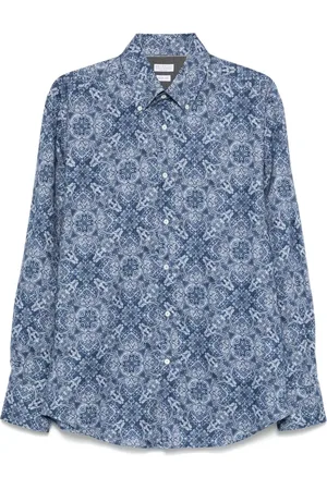 Brunello Cucinelli Hemd mit Paisleymuster
